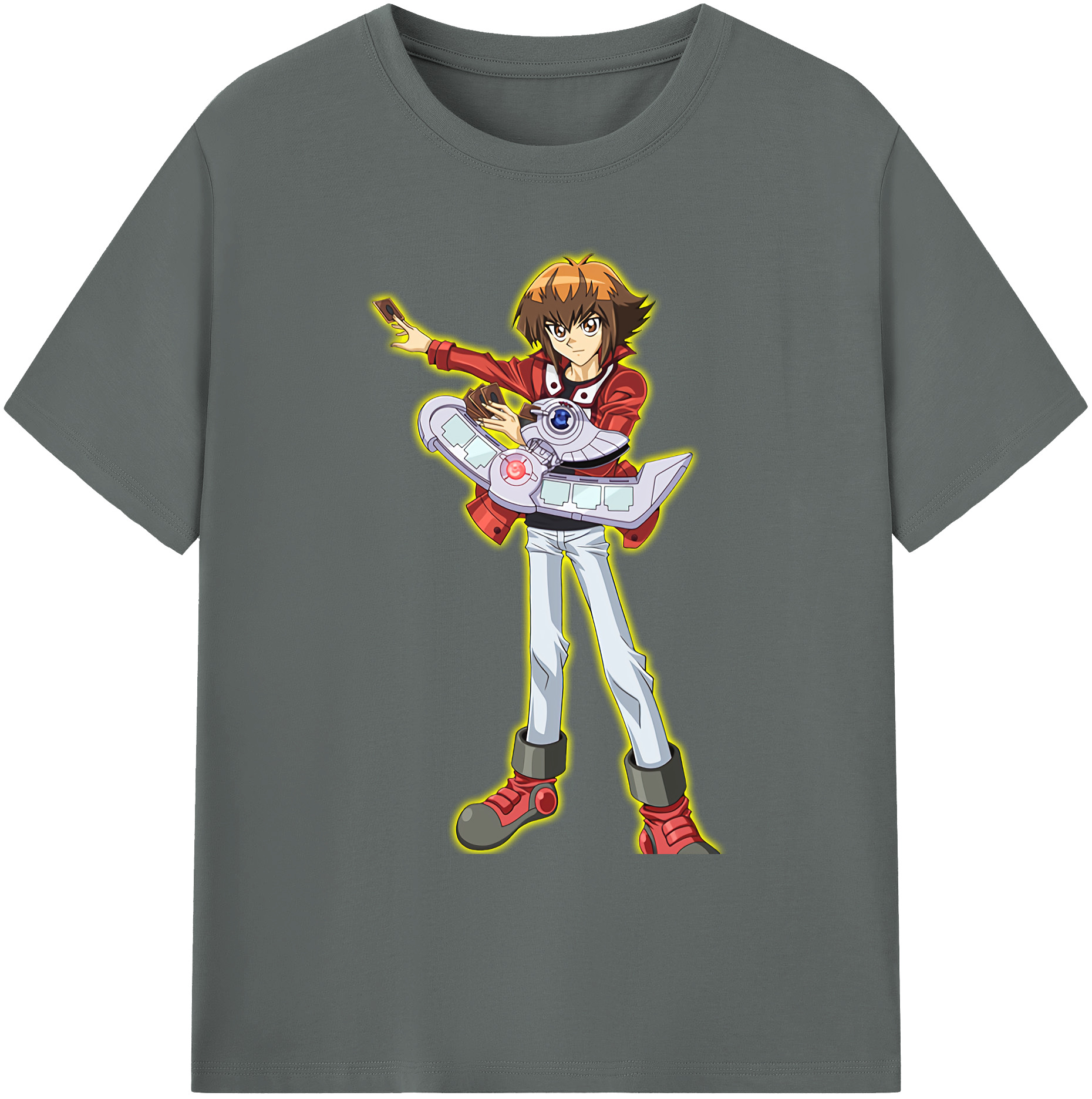 （画像用） 遊☆戯☆王 Yu-Gi-Oh! 綿100％ メンズ半袖Tシャツ｜肌触りやわらか＆通気性